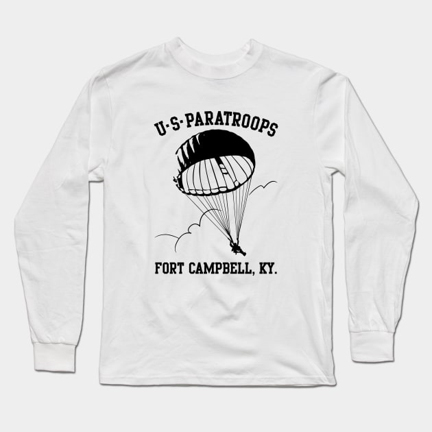 Mod.2 United States Paratroopers Fort Campbell Long Sleeve T-Shirt by parashop